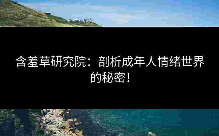 含羞草研究院：剖析成年人情绪世界的秘密！