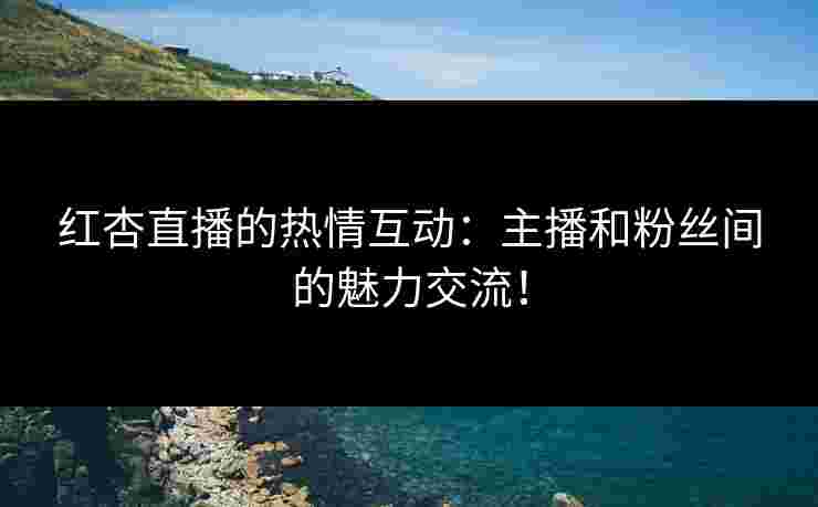 红杏直播的热情互动：主播和粉丝间的魅力交流！